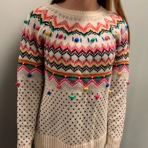 Colorful Wool Sweater, NEVER WORN